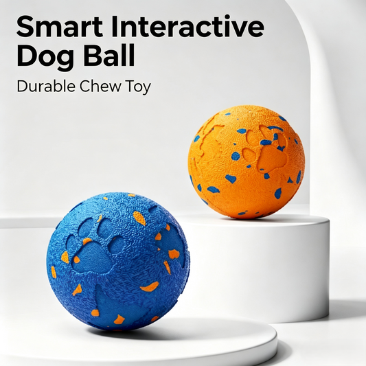 Smart Interactive Dog Toy Ball, Durable Bite‑Resistant Automatic Rolling Ball for Dogs