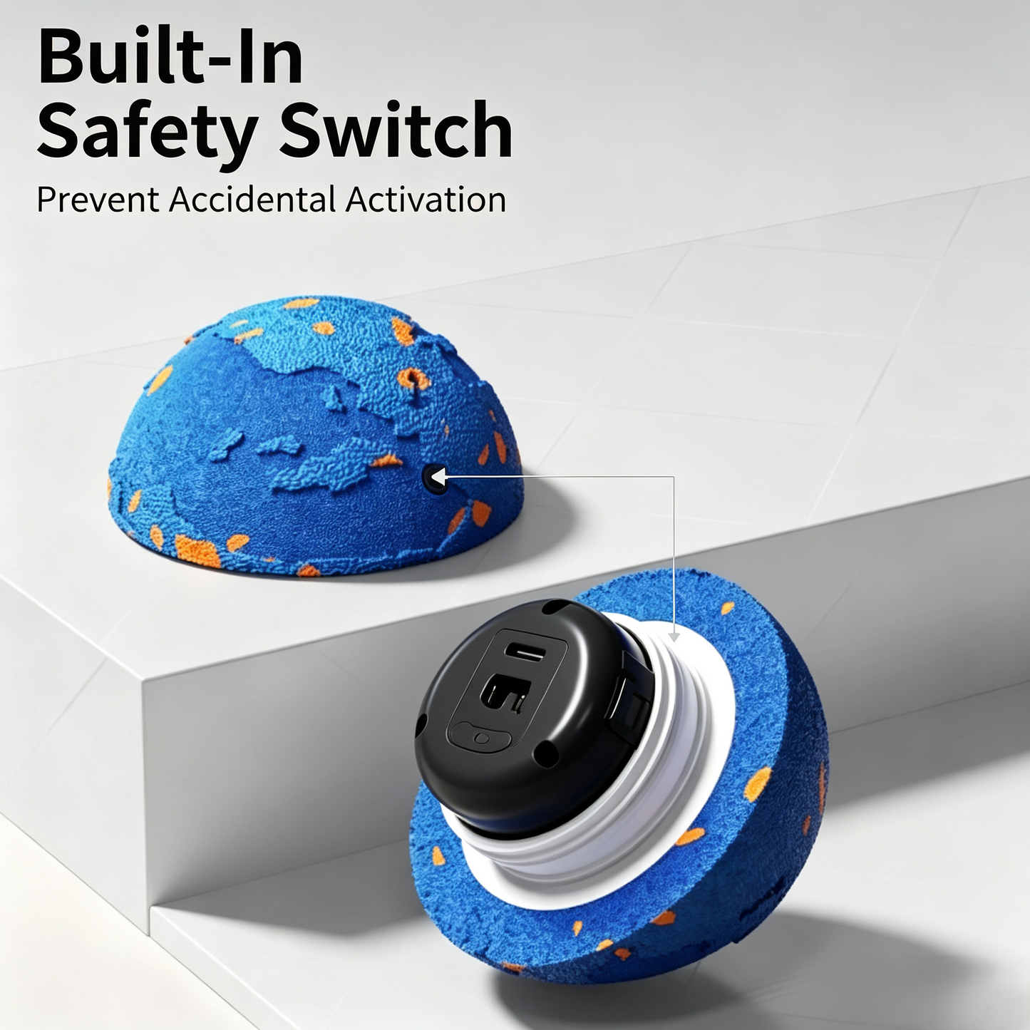 Smart Interactive Dog Toy Ball, Durable Bite‑Resistant Automatic Rolling Ball for Dogs