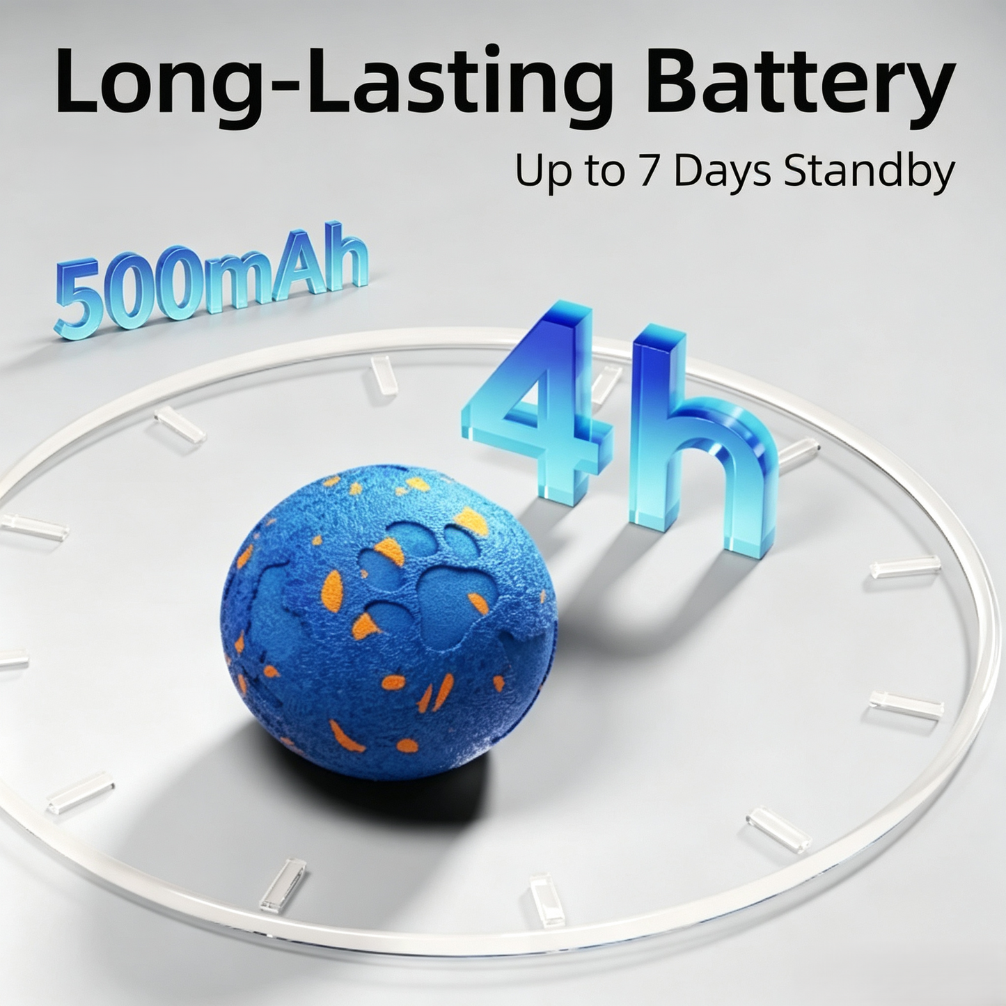 Smart Interactive Dog Toy Ball, Durable Bite‑Resistant Automatic Rolling Ball for Dogs