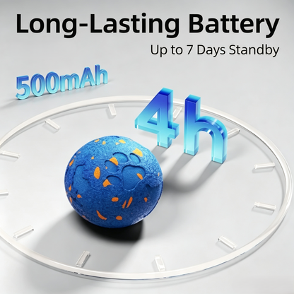 Smart Interactive Dog Toy Ball, Durable Bite‑Resistant Automatic Rolling Ball for Dogs