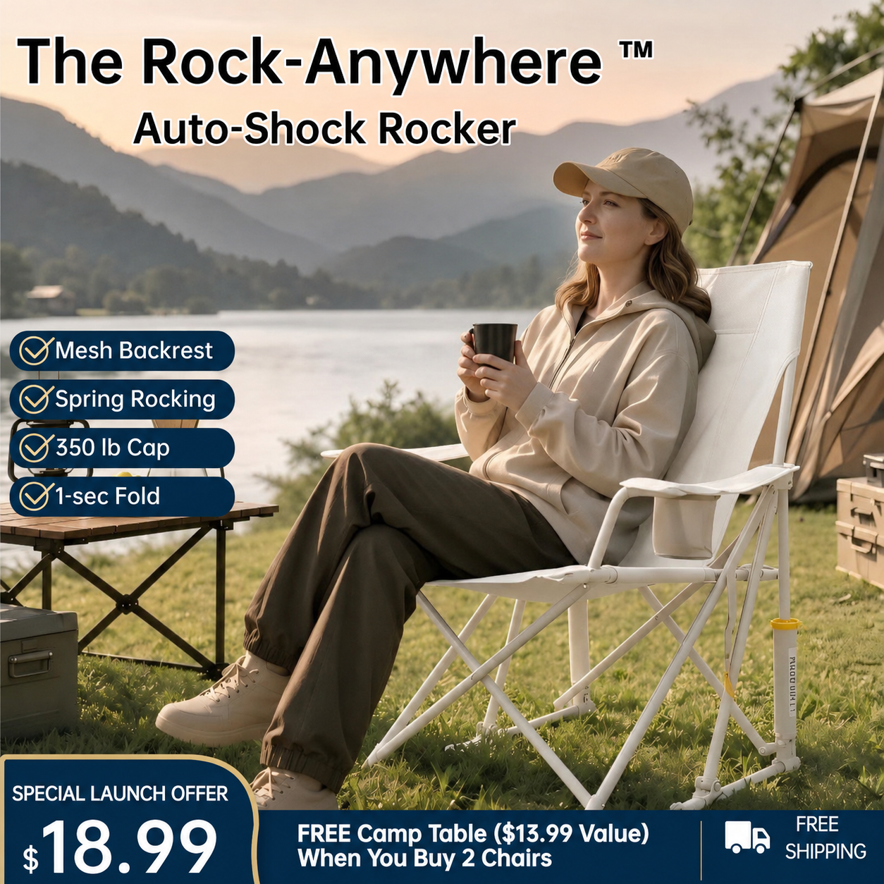 The Rock-Anywhere™ Auto-Shock Rocker